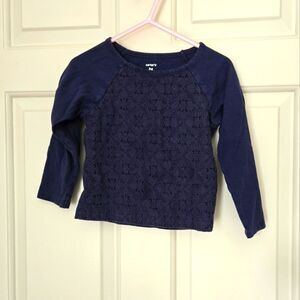 3/$10 Carter's long sleeve shirt size 24 m